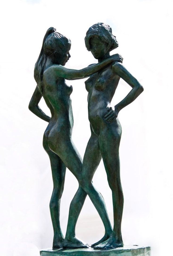 L’ amitié-Bronze- Rouen (76)