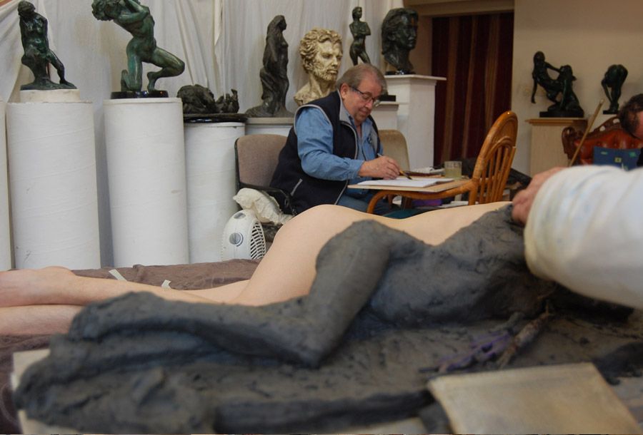 cours de sculpture à partir d'un modèle vivant  Paris (75)