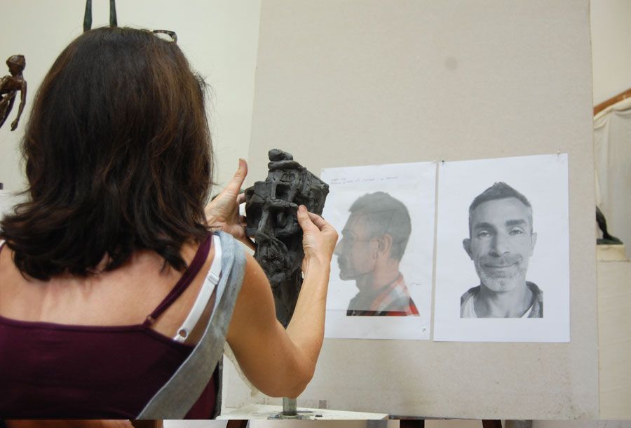 l'observation directe -sculpture-atelier- cours-Le Mans (72)