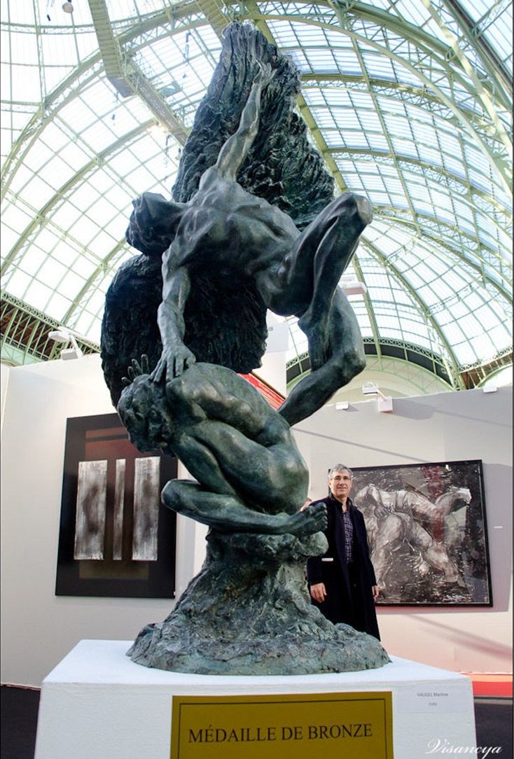 La Grâce qui sauve-bronze- grand palais-75