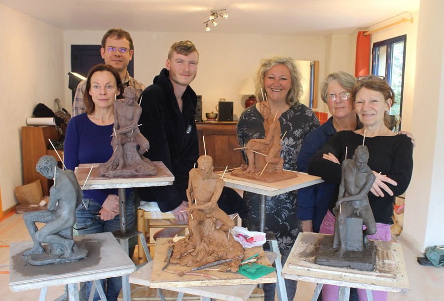 ateliers de sculpture sur modèle vivant Maine et Loire (49)