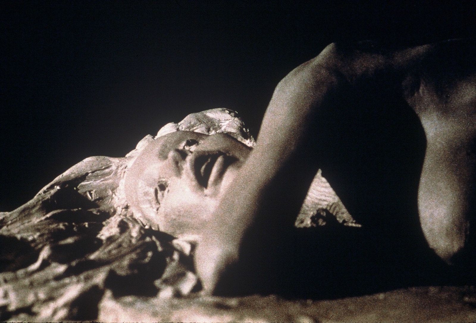 La Chute-Argile pour bronze-Le Mans-72