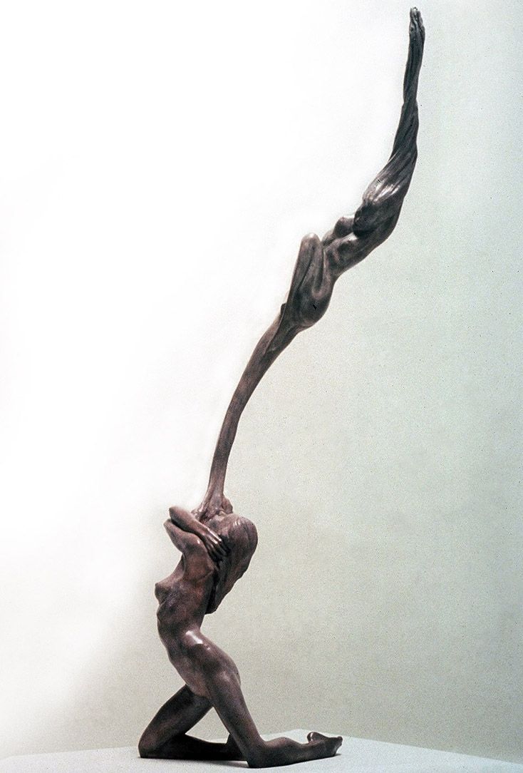 Femme-tenant-le-désir -stages-de-sculpture